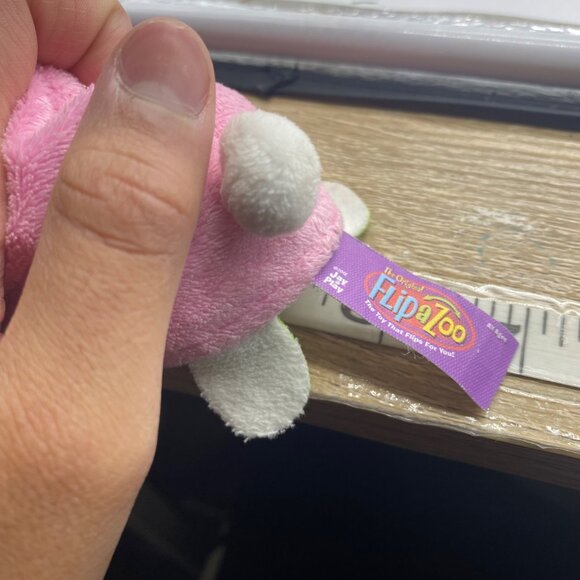 Flipazoo Plush Peppermint Puppy Bubblegum Bunny 2-in-1 Reversible JayPlay 6" - Picture 8 of 8